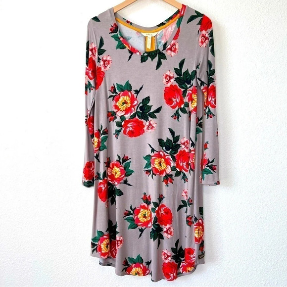 Matilda Jane “Say I'm a Dreamer” Floral Soft Stretch Shift Dress Size Small - Picture 4 of 9